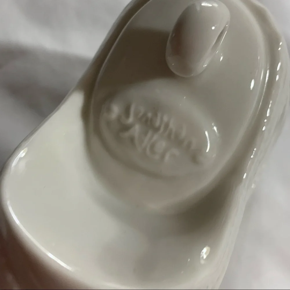 JONATHAN ADLER lace up oxford shoe BUTTER DISH ceramic